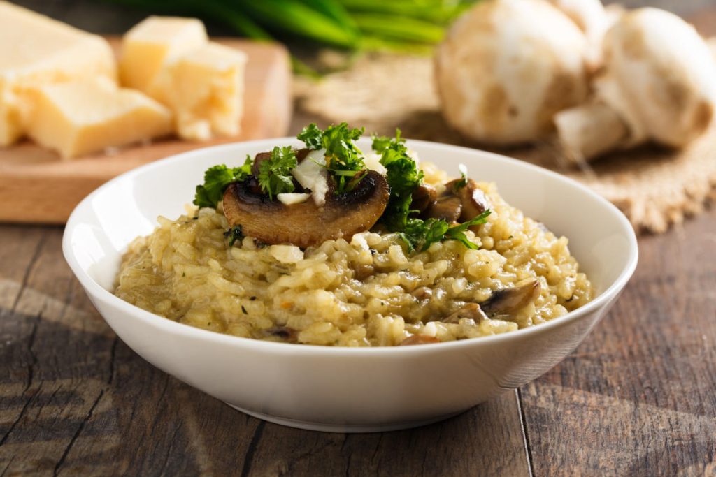 Cremiges Pilzrisotto