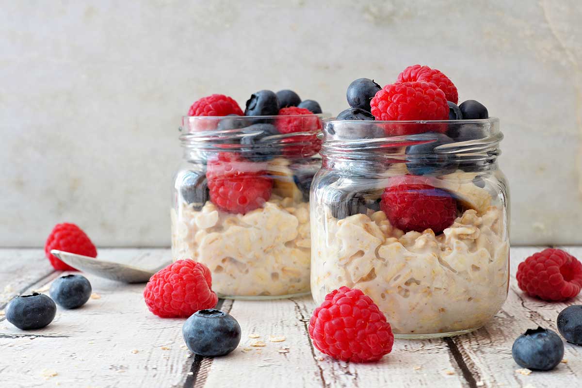 Pappa d’avena ai frutti di bosco